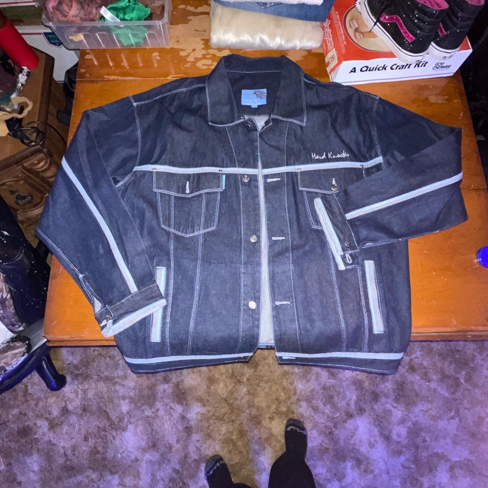 Sohk school of hard knocks xxl denim jacket coat